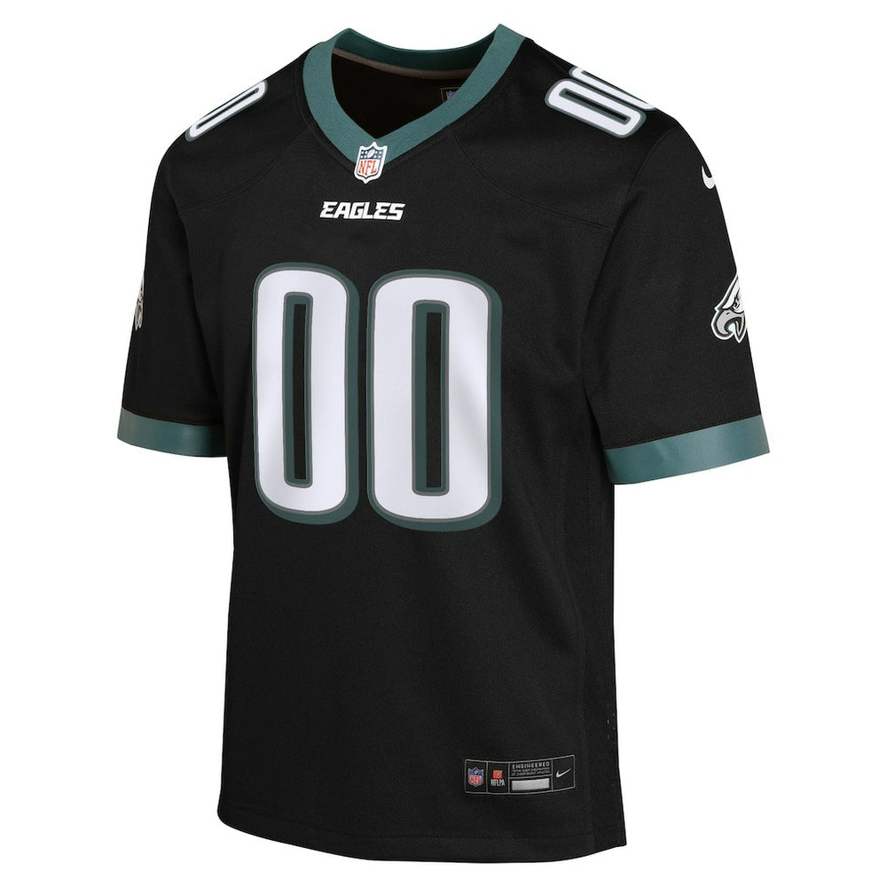 Nike Philadelphia Eagles Youth Alternate Custom Game Jersey Black