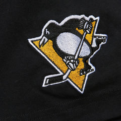 Mario Lemieux Pittsburgh Penguins Mitchell & Ness Premium Nickname Vintage Logo T-Shirt - Black - NHL 201297204