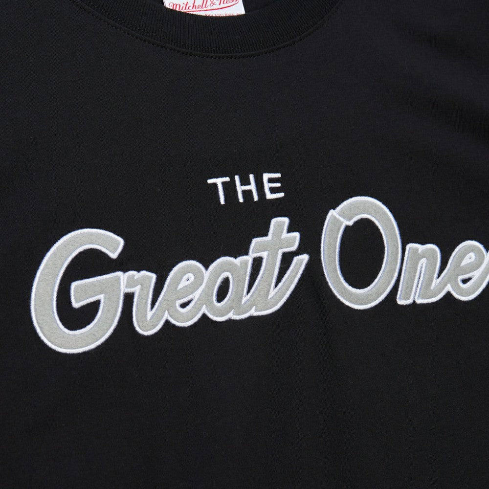 Wayne Gretzky Los Angeles Kings Mitchell & Ness Premium Nickname Vintage Logo T-Shirt - Black - NHL 201297207