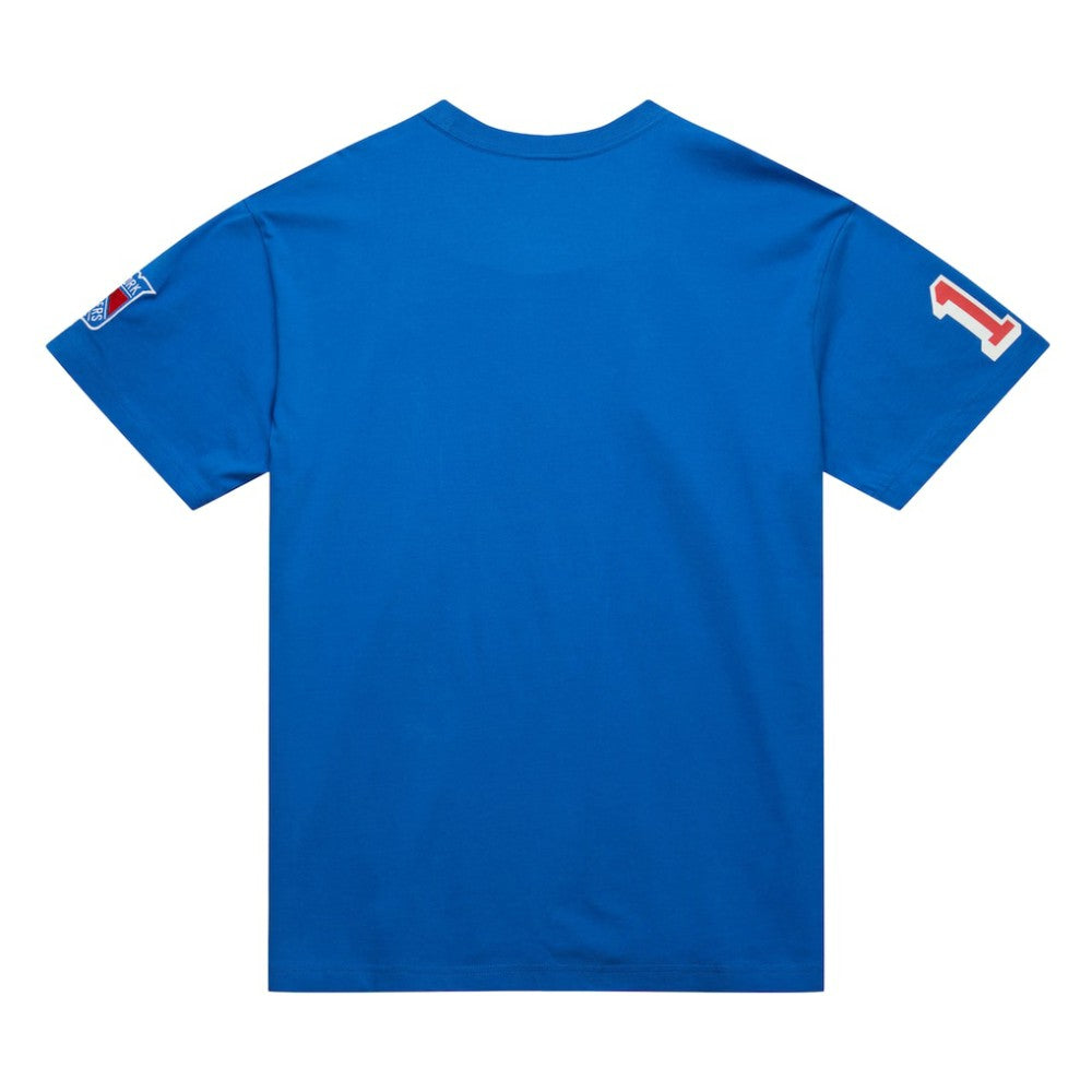 Mark Messier New York Rangers Mitchell & Ness Premium Nickname Vintage Logo T-Shirt - Blue - NHL 201297208