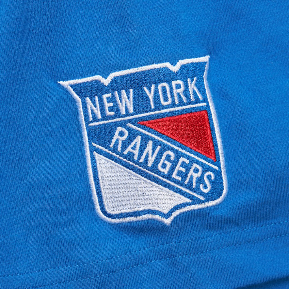 Mark Messier New York Rangers Mitchell & Ness Premium Nickname Vintage Logo T-Shirt - Blue - NHL 201297208