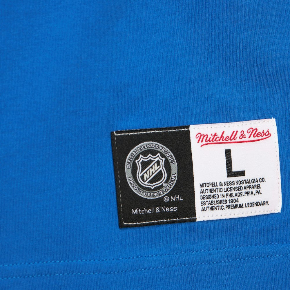 Mark Messier New York Rangers Mitchell & Ness Premium Nickname Vintage Logo T-Shirt - Blue - NHL 201297208