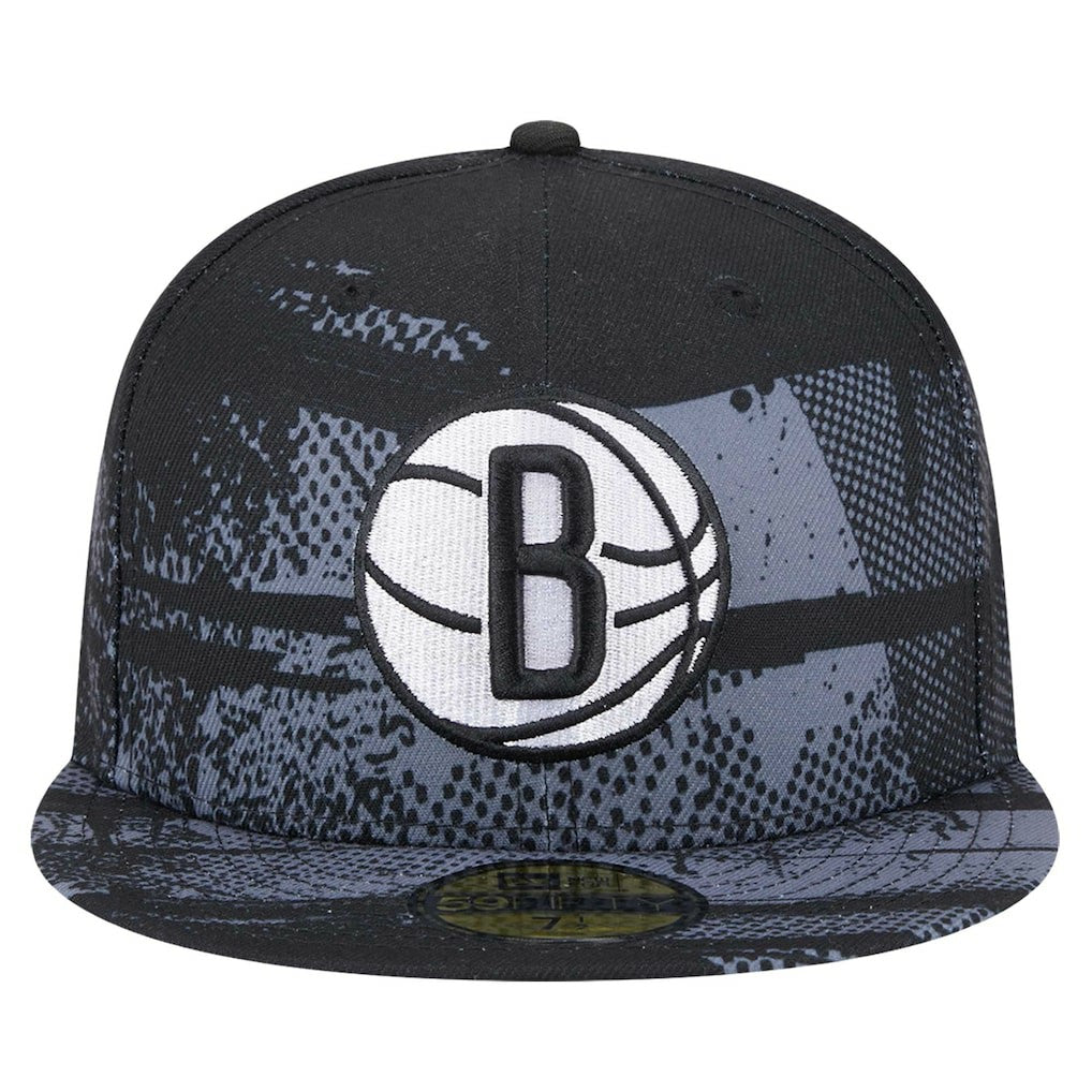 Brooklyn Nets Tip-Off 59FIFTY Fitted Hat Black | New Era discount