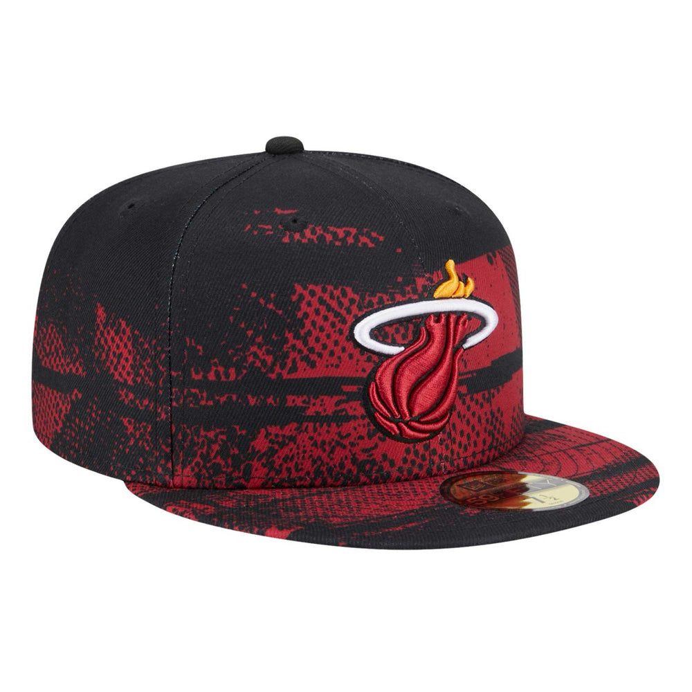 Miami Heat Tip-Off 59FIFTY Fitted Hat Black | New Era discount