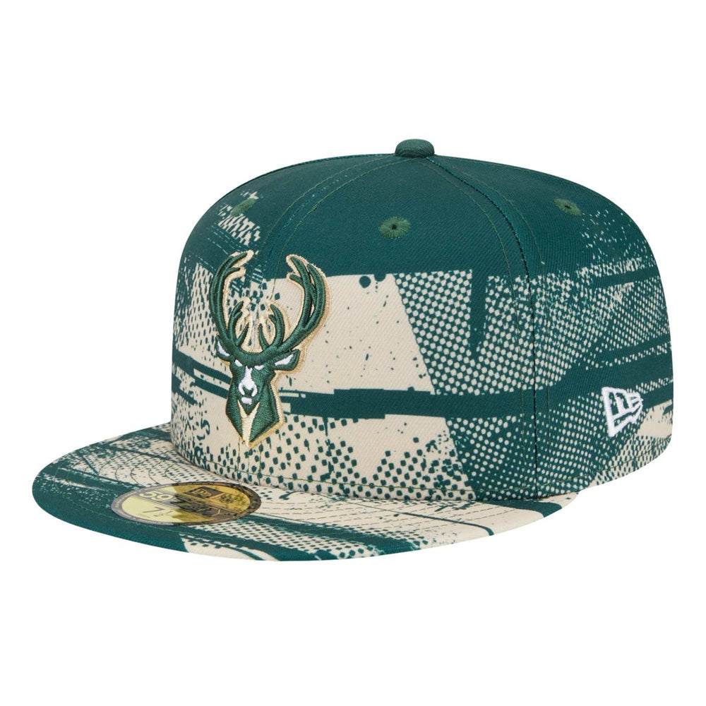 Milwaukee Bucks Tip-Off 59FIFTY Fitted Hat Hunter Green | New Era outlet