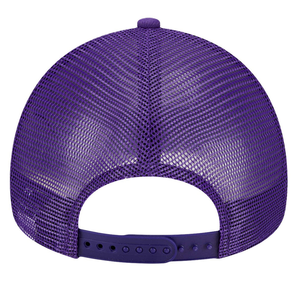 Los Angeles Lakers Tip Off A-Frame Trucker 9FORTY Adjustable Hat Purple/Gold | New Era Lifestyle