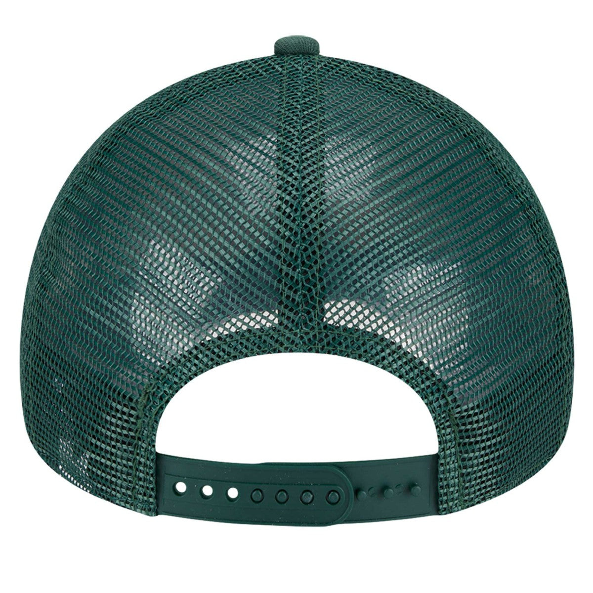 Milwaukee Bucks Tip Off A-Frame Trucker 9FORTY Adjustable Hat Hunter Green/Cream | New Era outlet