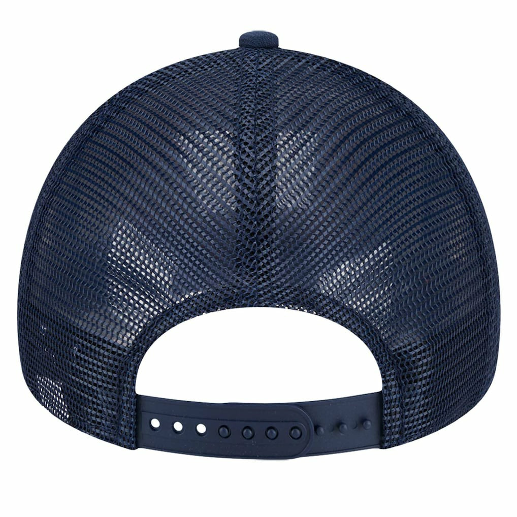 New Orleans Pelicans Tip Off A-Frame Trucker 9FORTY Adjustable Hat Navy/Gold | New Era discount