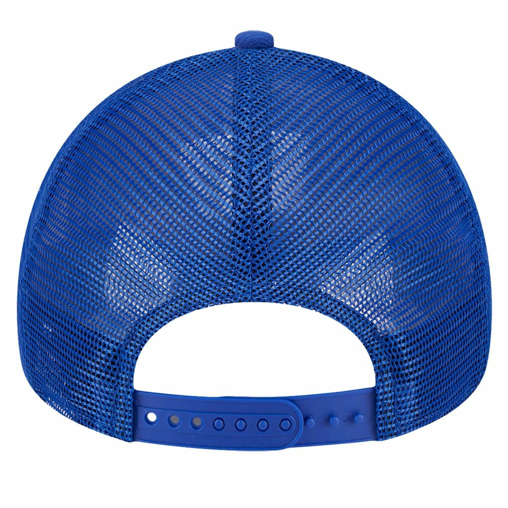 Philadelphia 76ers Tip Off A-Frame Trucker 9FORTY Adjustable Hat Royal/Red | New Era online