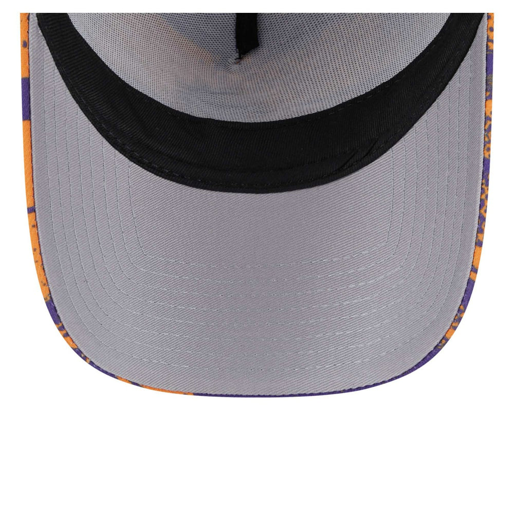 Phoenix Suns Tip Off A-Frame Trucker 9FORTY Adjustable Hat Purple/Orange | New Era discount