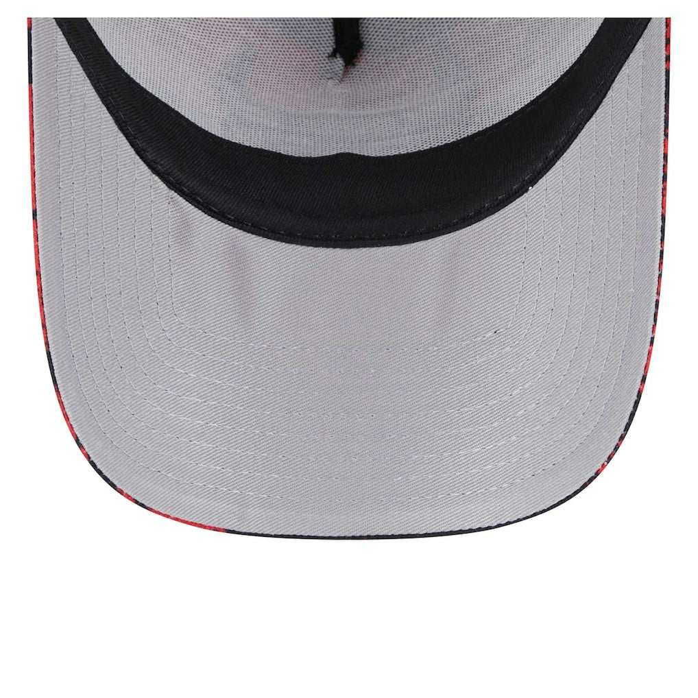Chicago Bulls Tip Off A-Frame Trucker 9FORTY Adjustable Hat Black/Red | New Era outlet