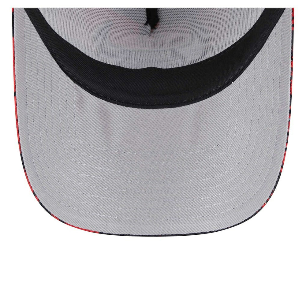 Chicago Bulls Tip Off A-Frame Trucker 9FORTY Adjustable Hat Black/Red | New Era outlet