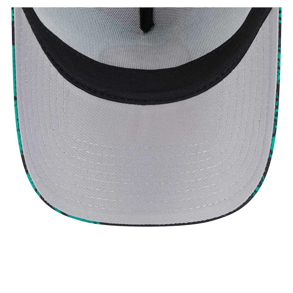Boston Celtics Tip Off A-Frame Trucker 9FORTY Adjustable Hat Black/Kelly Green | New Era Lifestyle