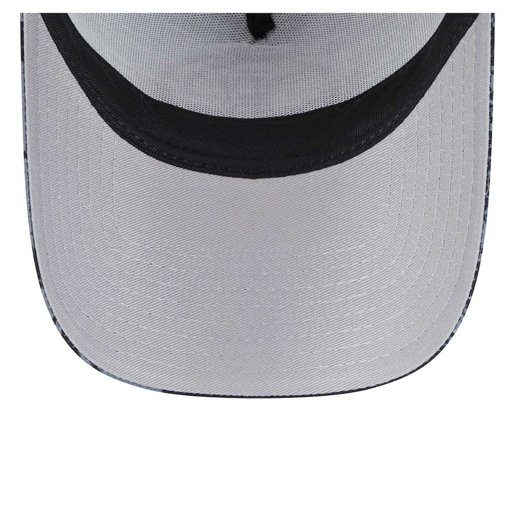 Brooklyn Nets Tip Off A-Frame Trucker 9FORTY Adjustable Hat Black/Charcoal | New Era online
