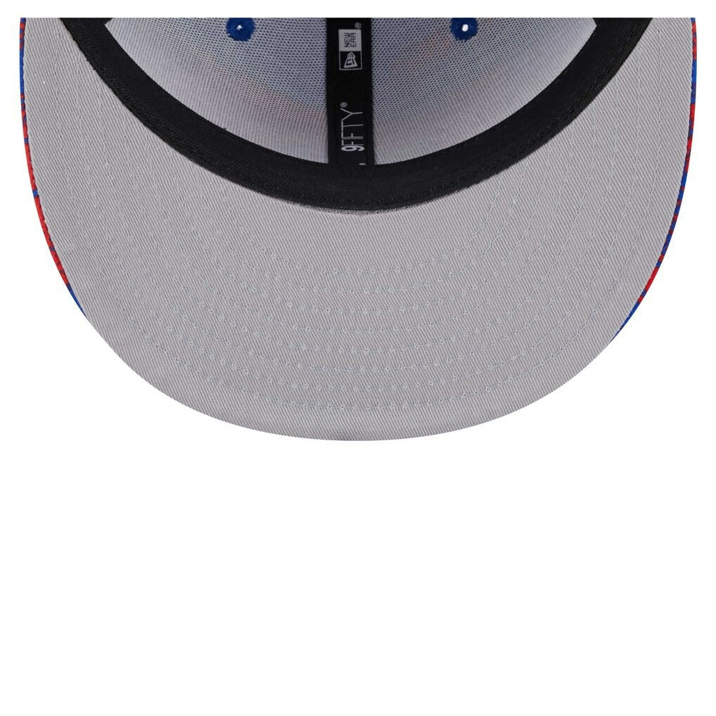 Philadelphia 76ers Tip-Off 9FIFTY Snapback Hat Royal | New Era Lifestyle
