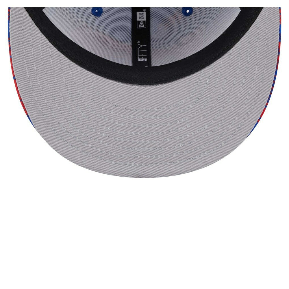 Philadelphia 76ers Tip-Off 9FIFTY Snapback Hat Royal | New Era Lifestyle