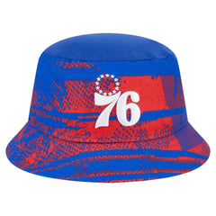 Philadelphia 76ers Tip-Off Bucket Hat Royal/Red | New Era US