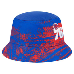 Philadelphia 76ers Tip-Off Bucket Hat Royal/Red | New Era US
