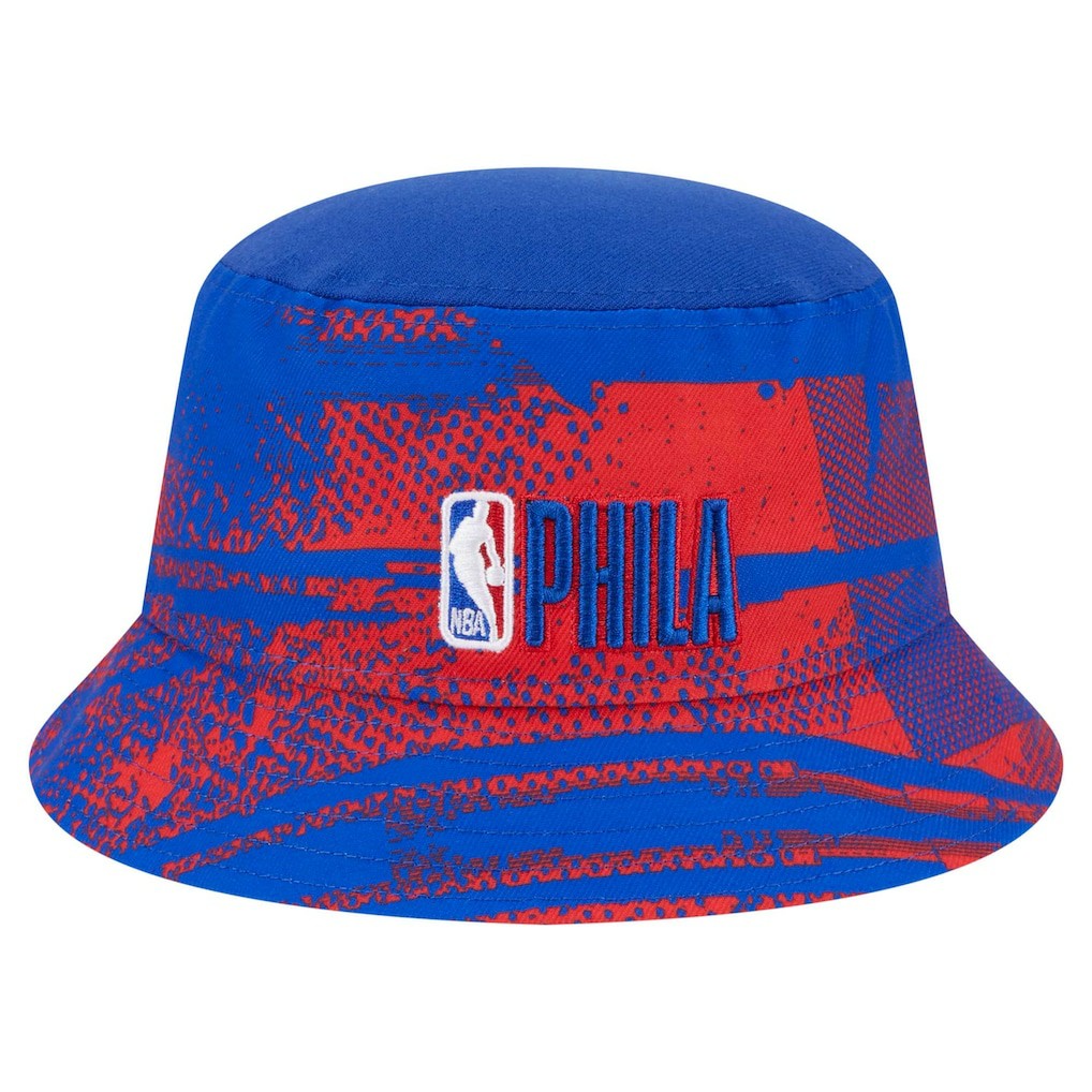 Philadelphia 76ers Tip-Off Bucket Hat Royal/Red | New Era US