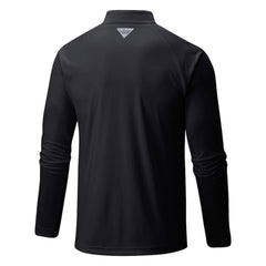 Pittsburgh Pirates Columbia Terminal Tackle Omni-Shade Raglan Quarter-Zip Pullover Top - Black - Columbia Sale