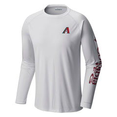 Arizona Diamondbacks Columbia Terminal Tackle Long Sleeve T-Shirt - White - Columbia Online