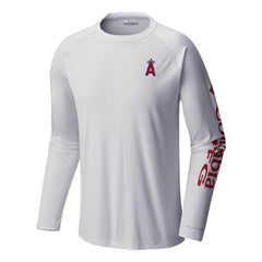 Los Angeles Angels Columbia Terminal Tackle Long Sleeve T-Shirt - White - Columbia Lifestyle