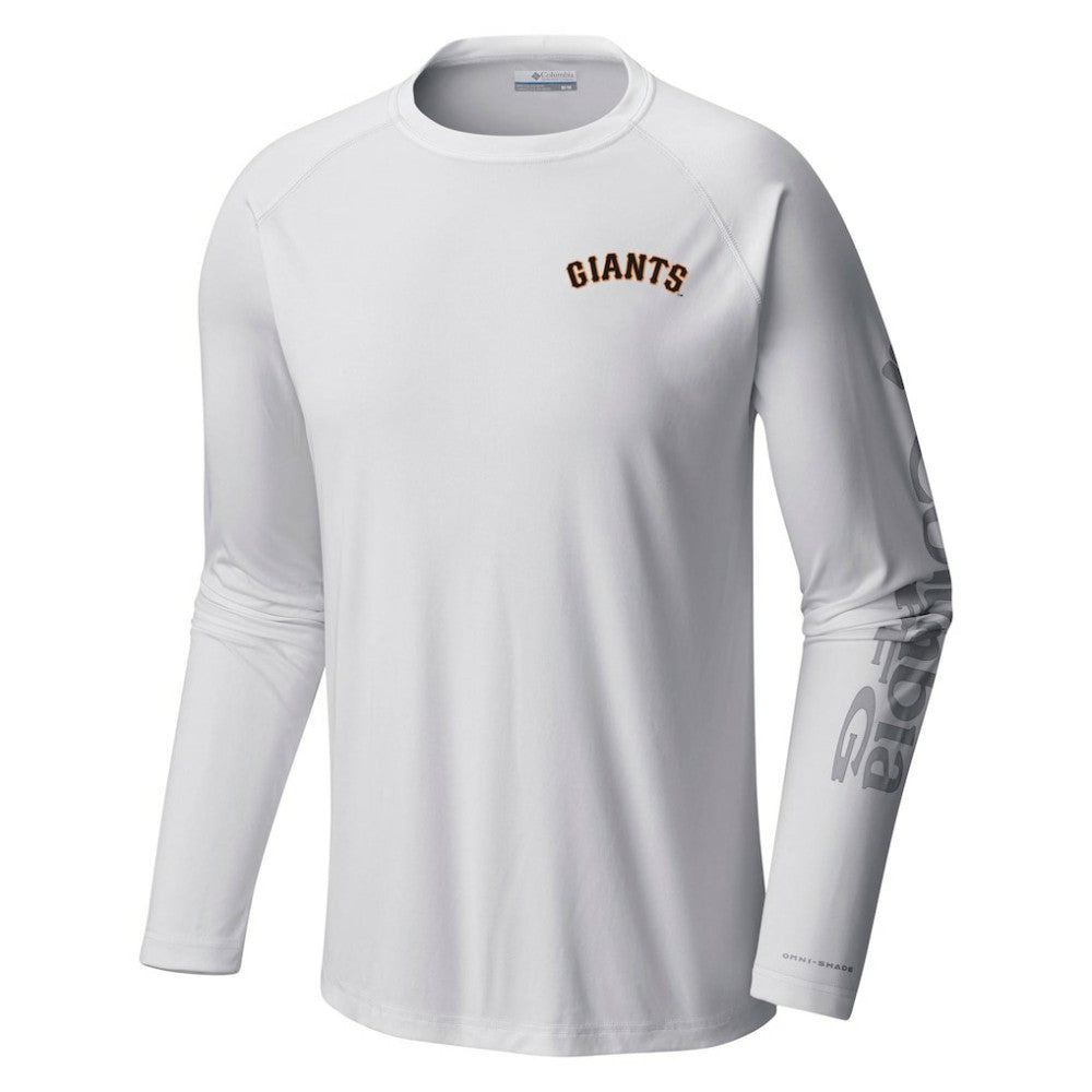 San Francisco Giants Columbia Terminal Tackle Long Sleeve T-Shirt - White - Columbia Online