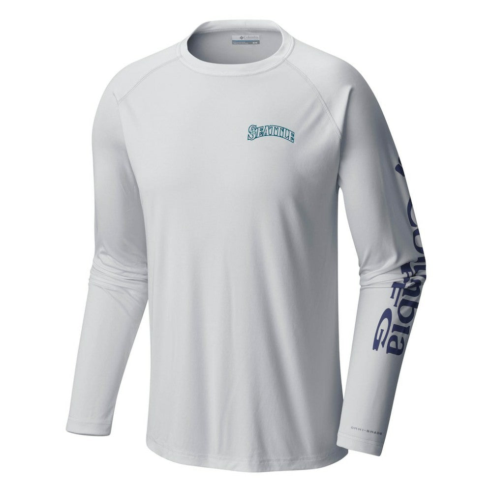 Seattle Mariners Columbia Terminal Tackle Long Sleeve T-Shirt - White - Columbia Online