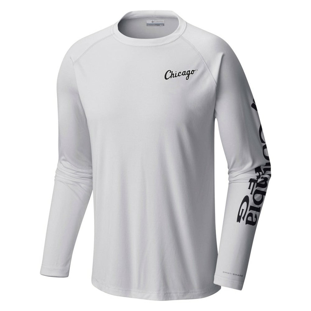 Chicago White Sox Columbia Terminal Tackle Long Sleeve T-Shirt - White - Columbia on Sale