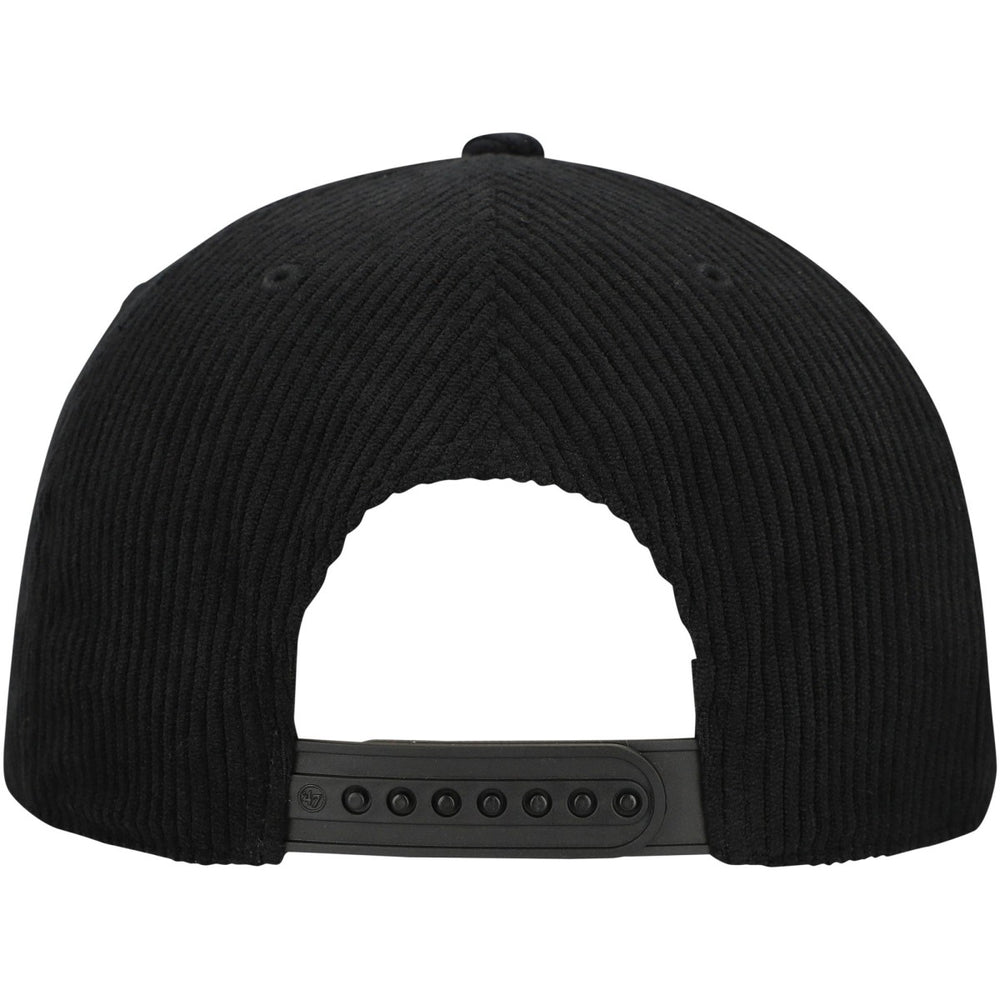 Miami Heat '47 Double Header Sidepatch Cord Hitch Adjustable Hat Black | 47 brand US