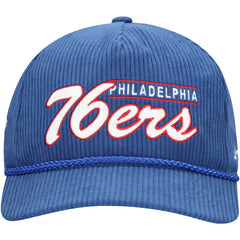Philadelphia 76ers '47 Double Header Sidepatch Cord Hitch Adjustable Hat Royal | 47 brand US