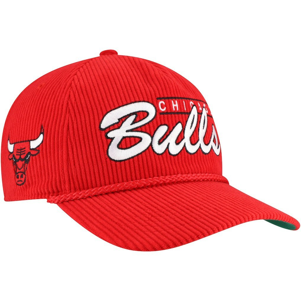 Chicago Bulls '47 Double Header Sidepatch Cord Hitch Adjustable Hat Red | 47 brand Near Me