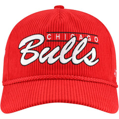 Chicago Bulls '47 Double Header Sidepatch Cord Hitch Adjustable Hat Red | 47 brand Near Me