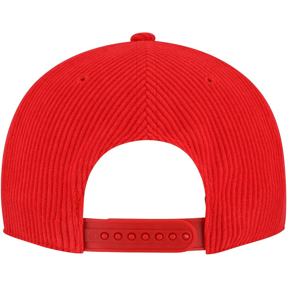 Chicago Bulls '47 Double Header Sidepatch Cord Hitch Adjustable Hat Red | 47 brand Near Me
