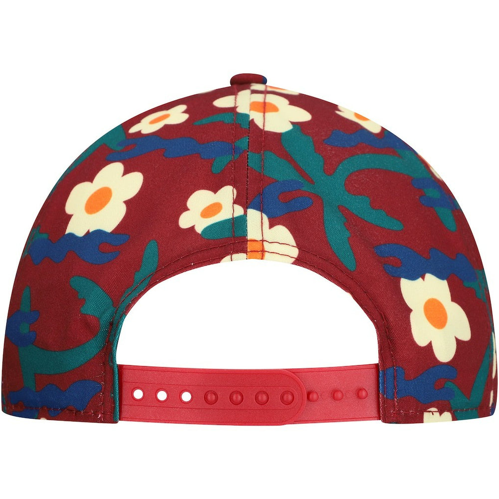 Chicago Bulls Vacation Floral Golfer Snapback Hat Crimson | New Era Lifestyle