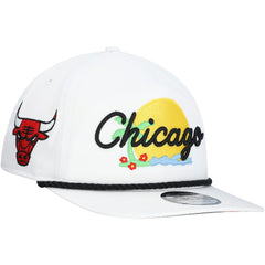 Chicago Bulls Island Oasis Golfer Snapback Hat White | New Era US