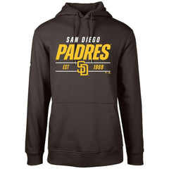 San Diego Padres Levelwear Podium Turnover Pullover Hoodie - Brown - MLB on Sale