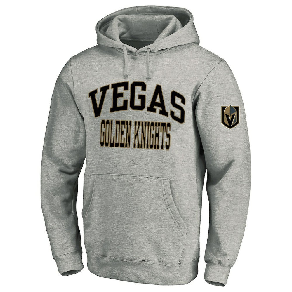 Vegas Golden Knights Fanatics Big & Tall Fleece Pullover Hoodie - Heather Gray - NHL 201302789