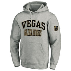 Vegas Golden Knights Fanatics Big & Tall Fleece Pullover Hoodie - Heather Gray - NHL 201302789