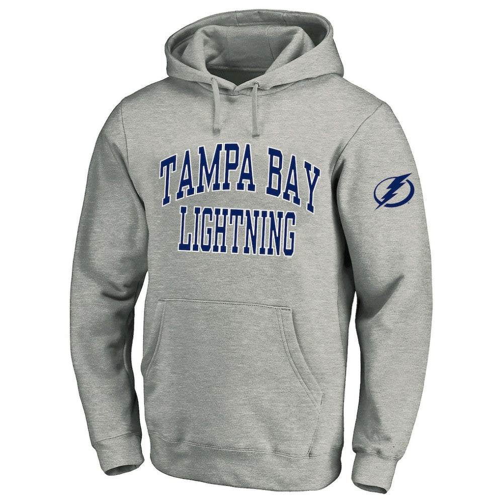 Tampa Bay Lightning Fanatics Big & Tall Fleece Pullover Hoodie - Heather Gray - NHL 201302791