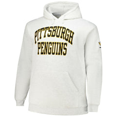 Pittsburgh Penguins Fanatics Big & Tall Fleece Pullover Hoodie - White - NHL 201302792