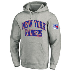 New York Rangers Fanatics Big & Tall Fleece Pullover Hoodie - Heather Gray - NHL 201302793