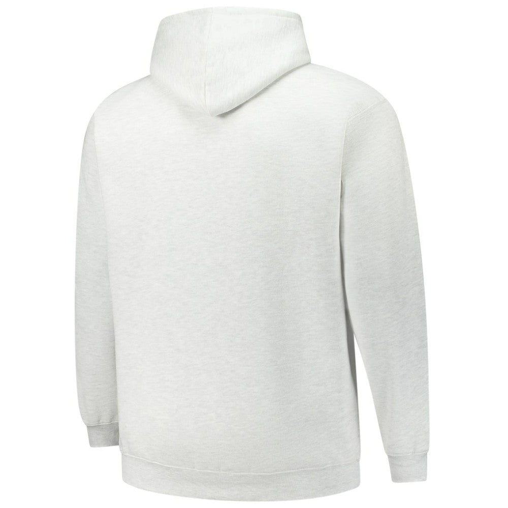 Chicago Blackhawks Fanatics Big & Tall Fleece Pullover Hoodie - Heather Gray - NHL 201302795