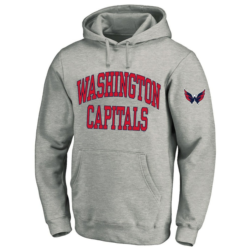 Washington Capitals Fanatics Big & Tall Fleece Pullover Hoodie - Heather Gray - NHL 201302799