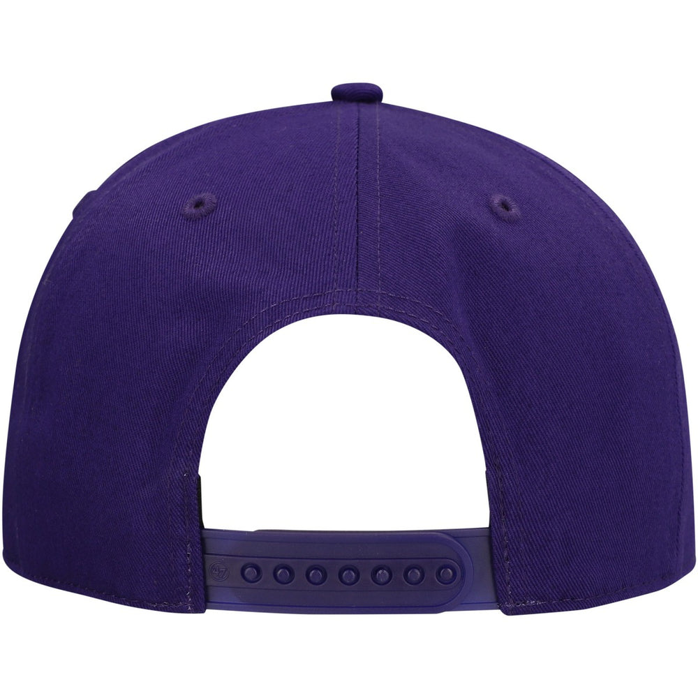 Los Angeles Lakers '47 Core Logo Hitch Adjustable Hat Purple | 47 brand