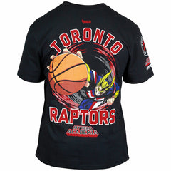Toronto Raptors Hyperfly Unisex NBA x My Hero Academia All Might Smash T-Shirt Black