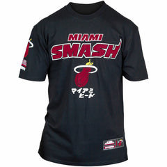 Miami Heat Hyperfly Unisex NBA x My Hero Academia All Might Smash T-Shirt Black