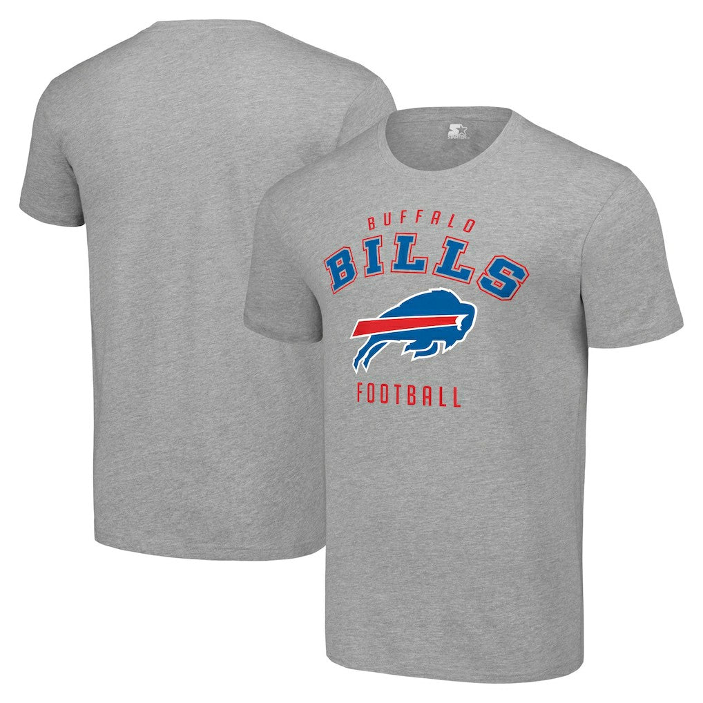 Buffalo Bills Starter Logo T-Shirt Heather Gray