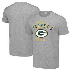 Green Bay Packers Starter Logo T-Shirt Heather Gray