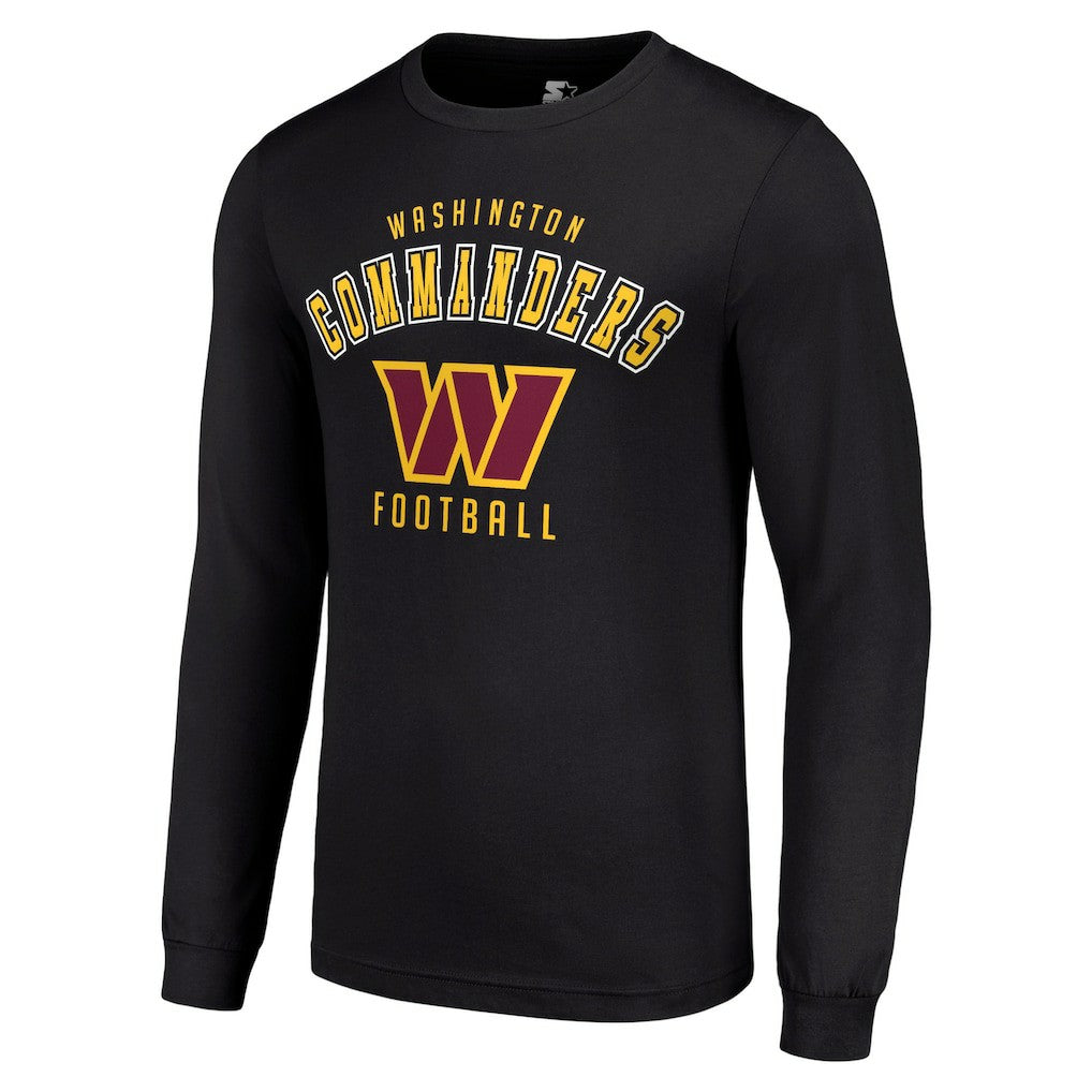 Washington Commanders Starter Long Sleeve T-Shirt Black